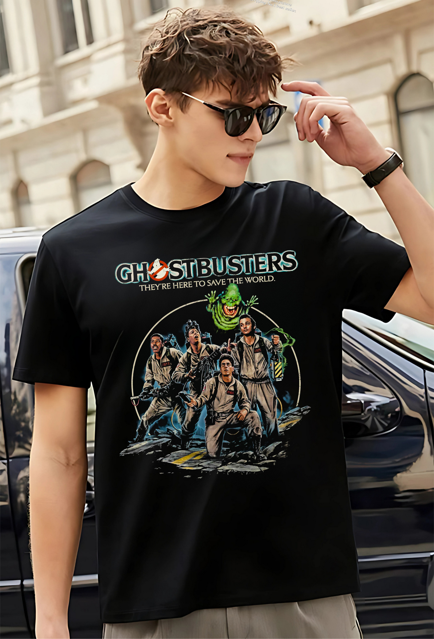 Ghostbuster Unisex Shirt - Halftone Nikos Kustoms