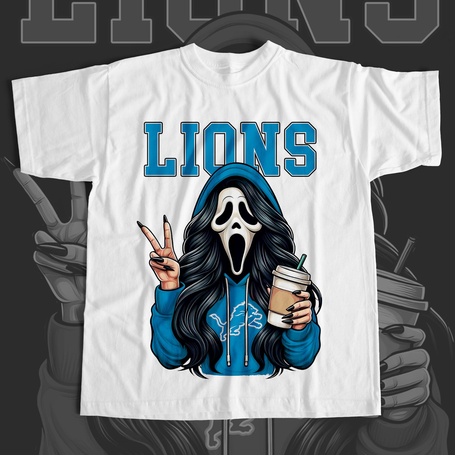 Female GhostFace T-Shirt Nikos Kustoms