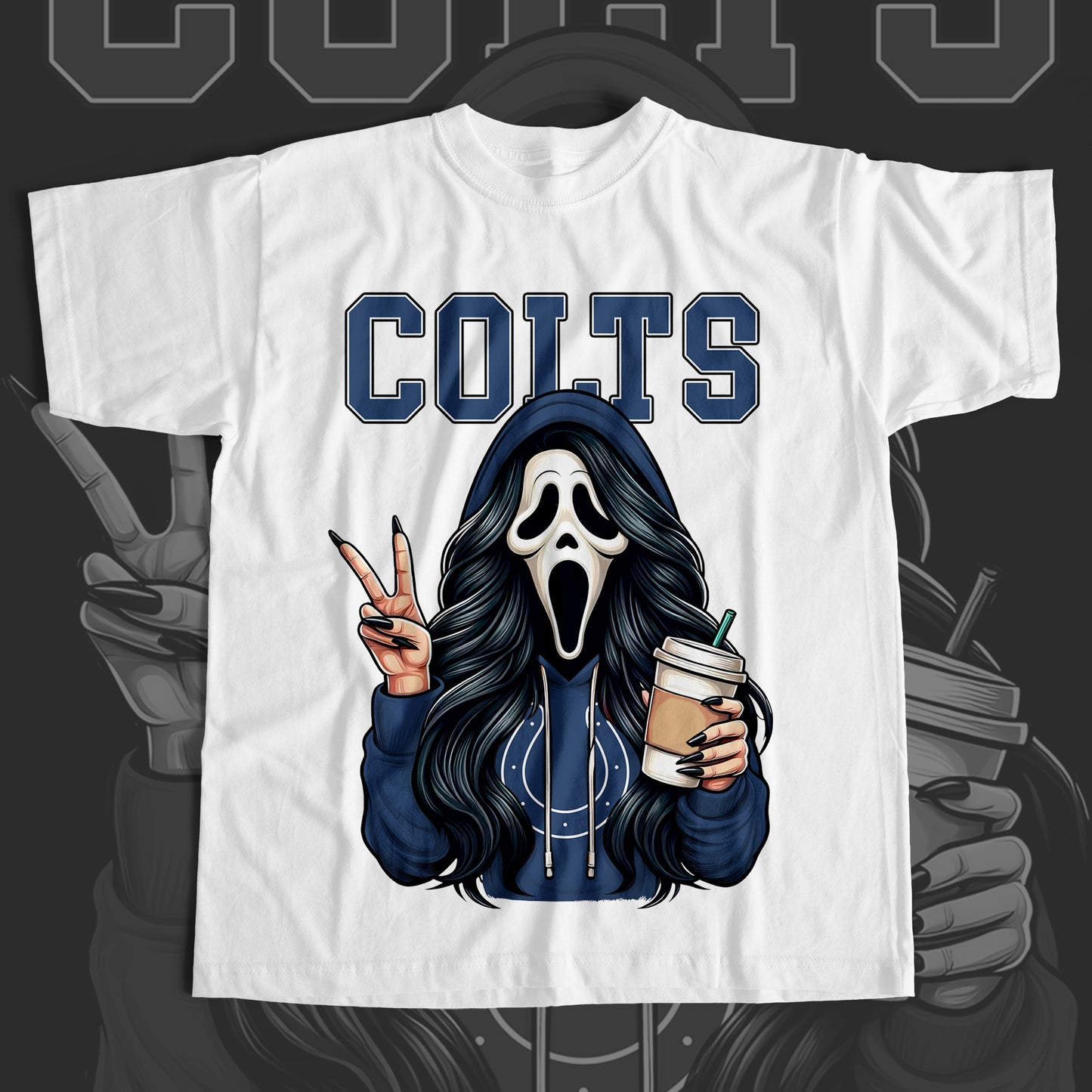 Female GhostFace T-Shirt Nikos Kustoms