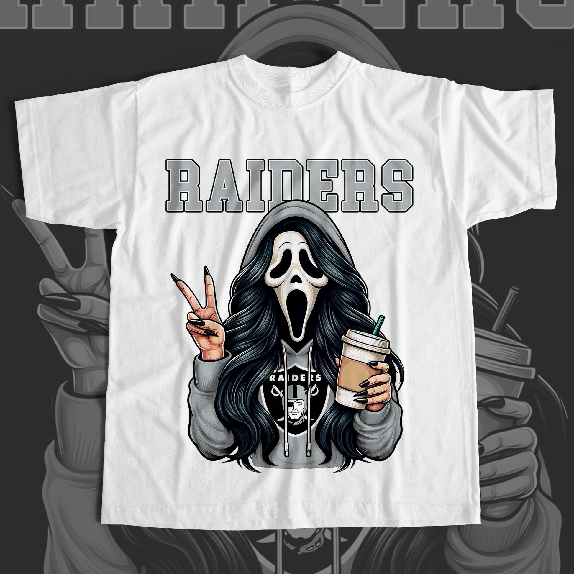 Female GhostFace T-Shirt Nikos Kustoms