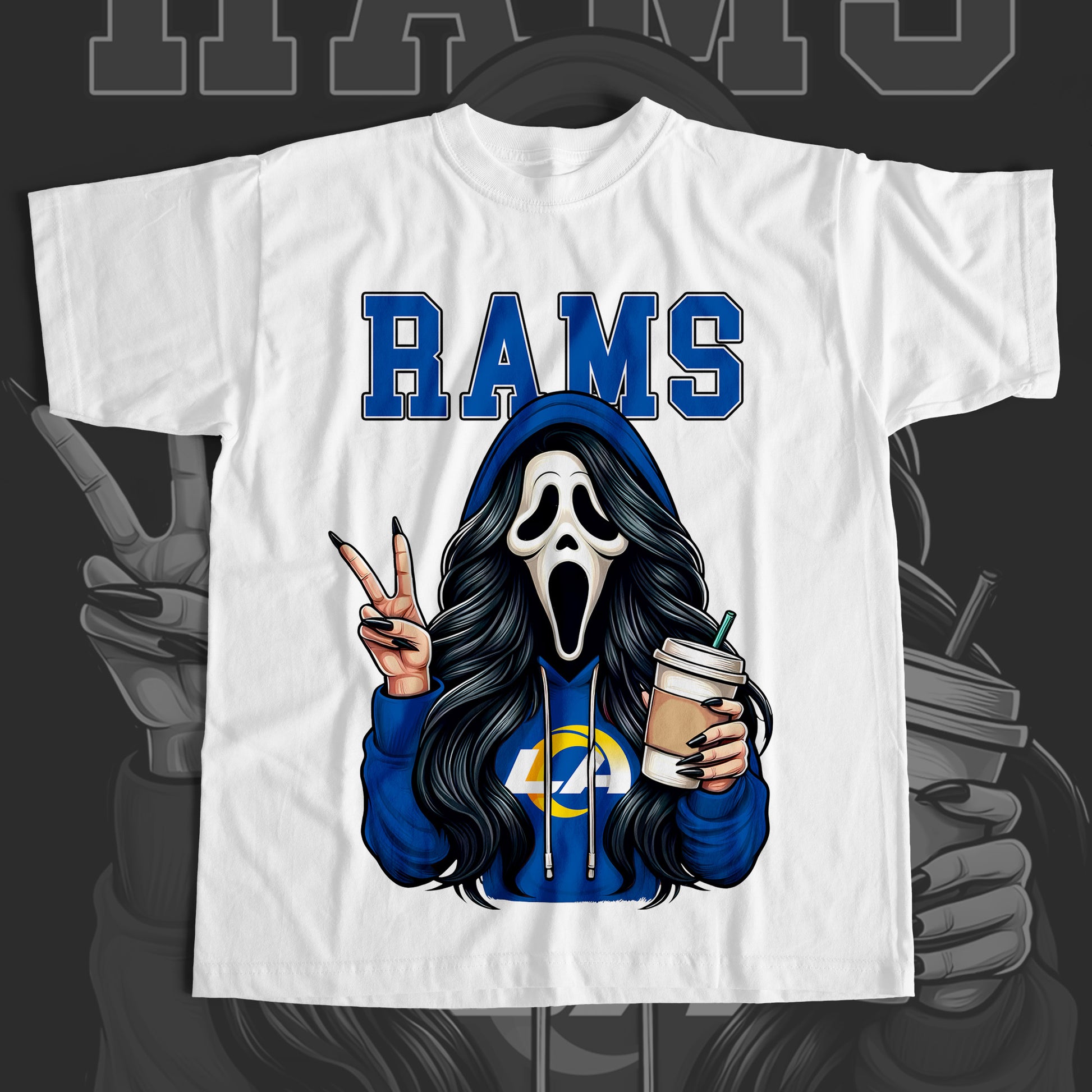 Female GhostFace T-Shirt Nikos Kustoms