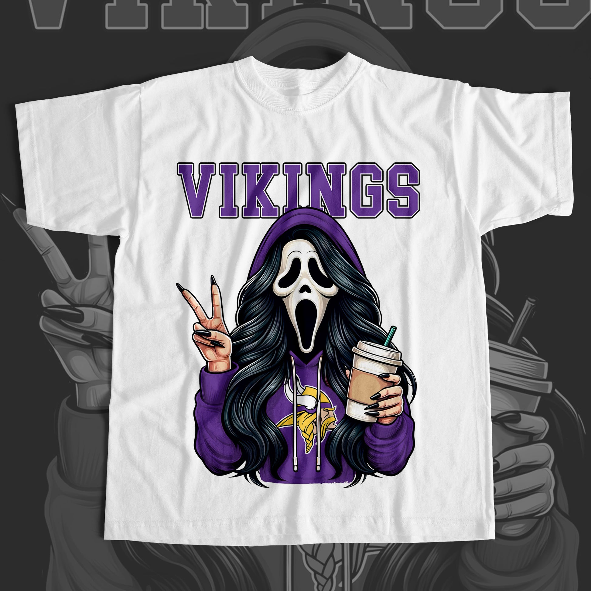 Female GhostFace T-Shirt Nikos Kustoms