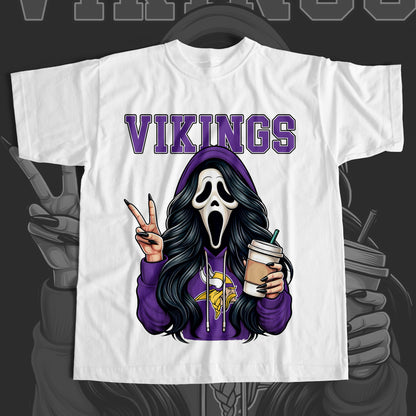 Female GhostFace T-Shirt Nikos Kustoms