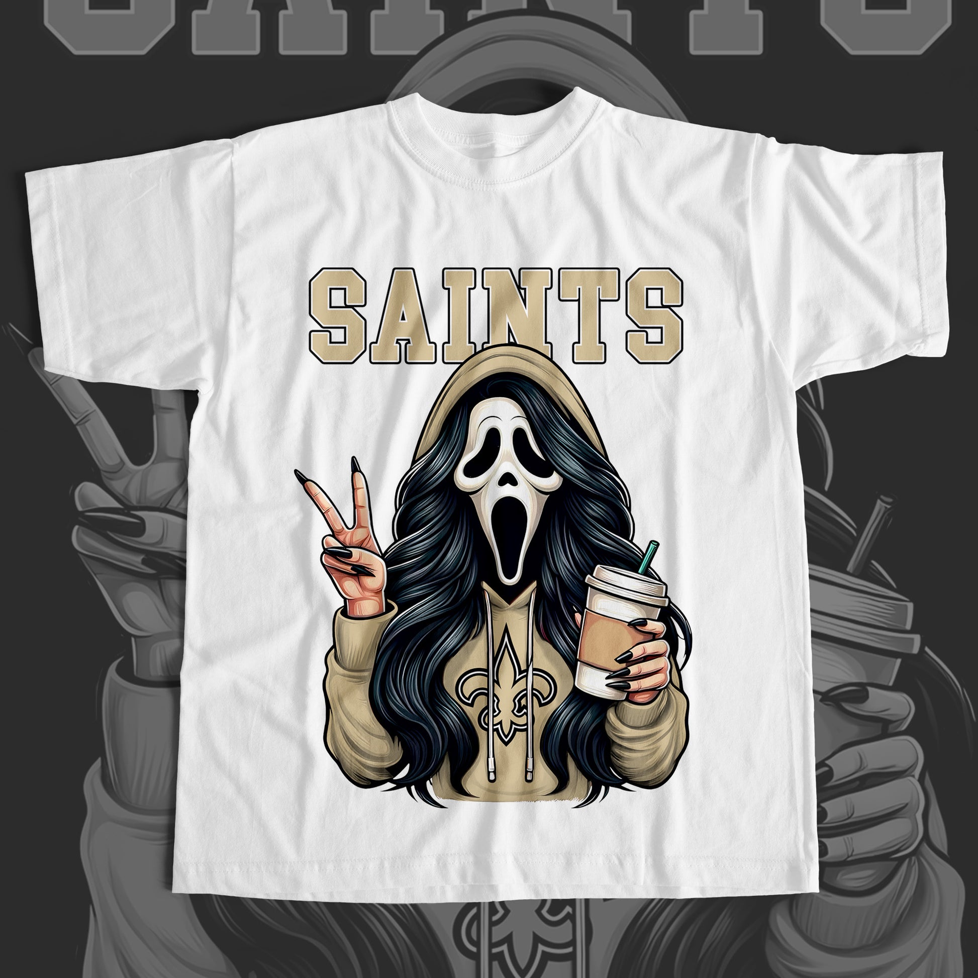 Female GhostFace T-Shirt Nikos Kustoms