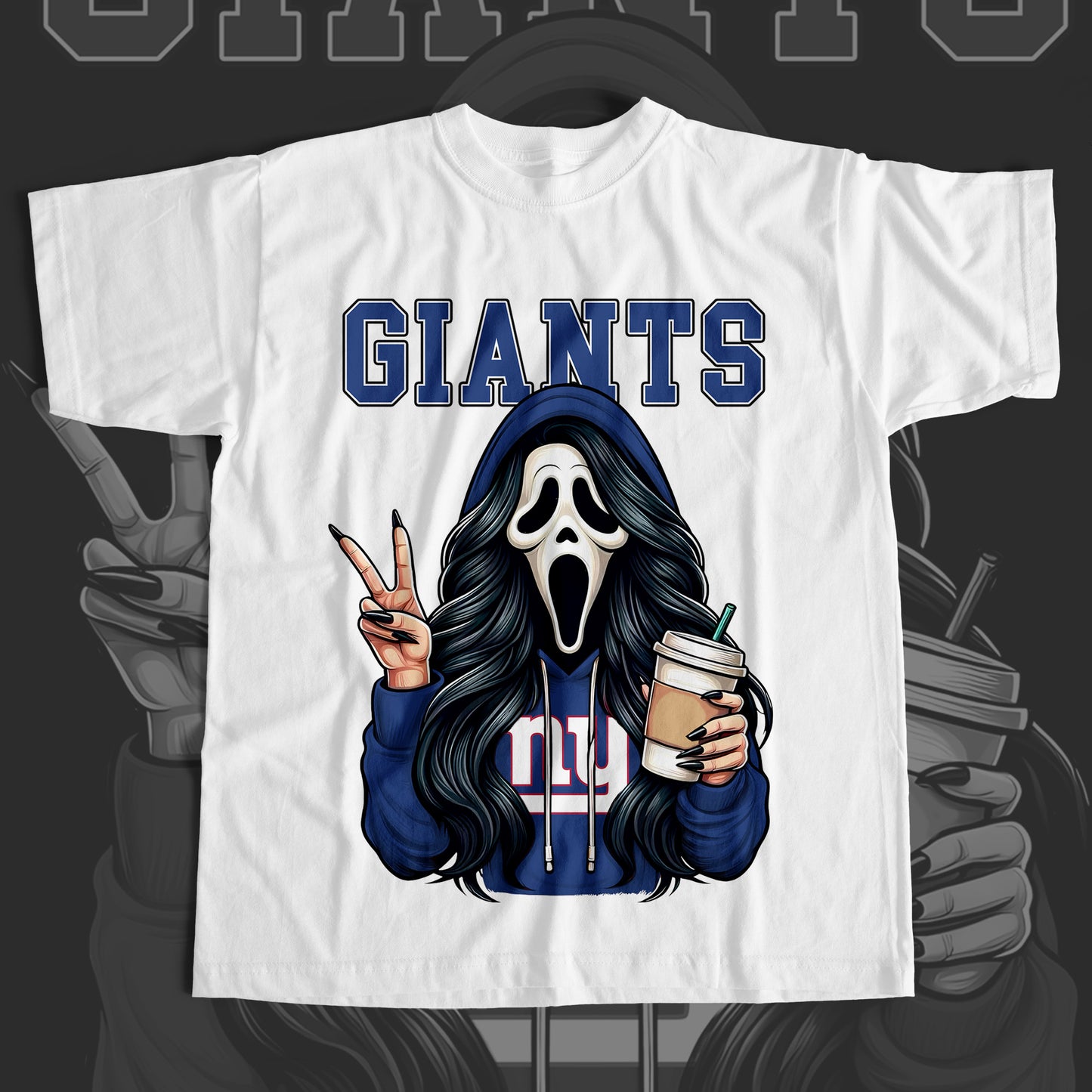 Female GhostFace T-Shirt Nikos Kustoms
