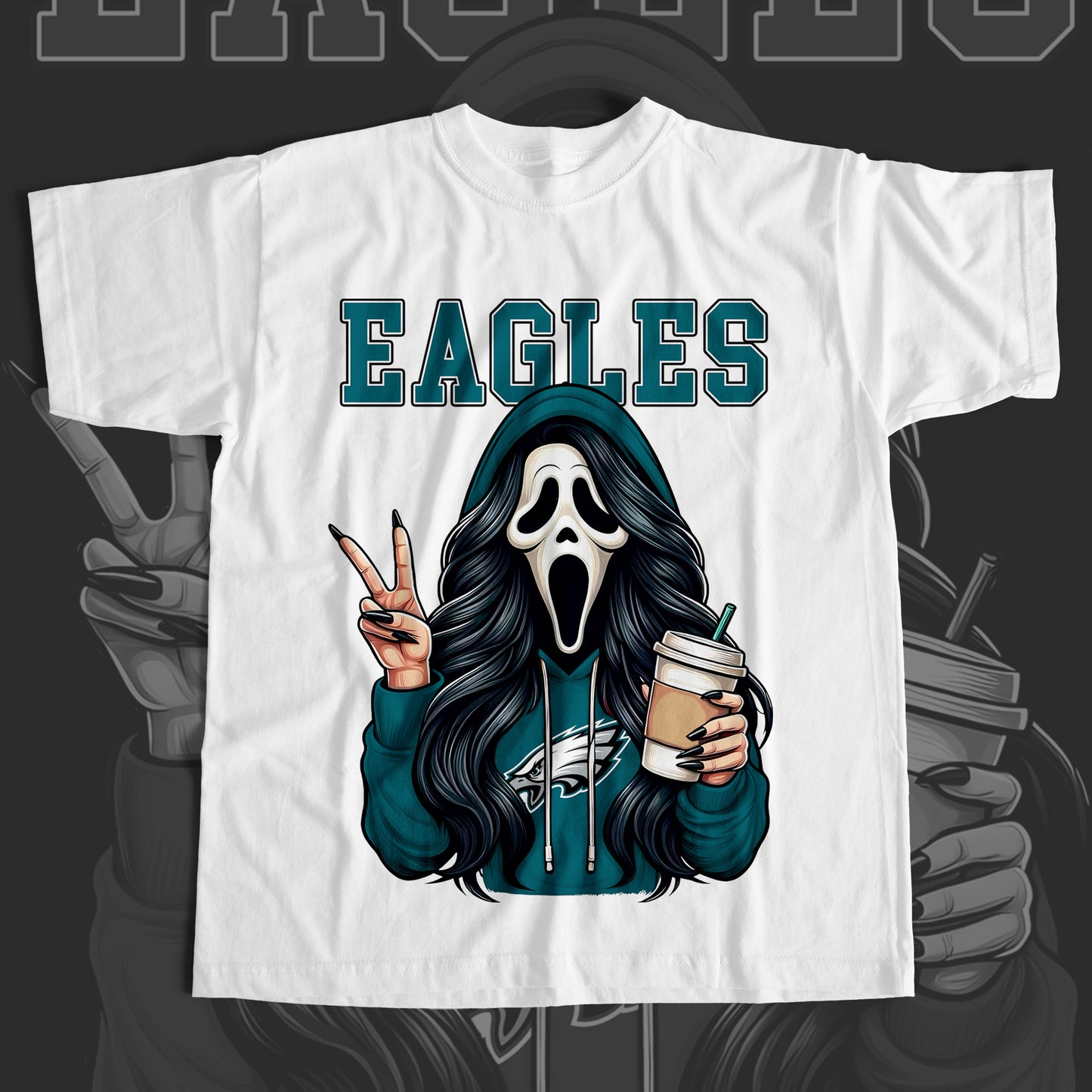 Female GhostFace T-Shirt Nikos Kustoms