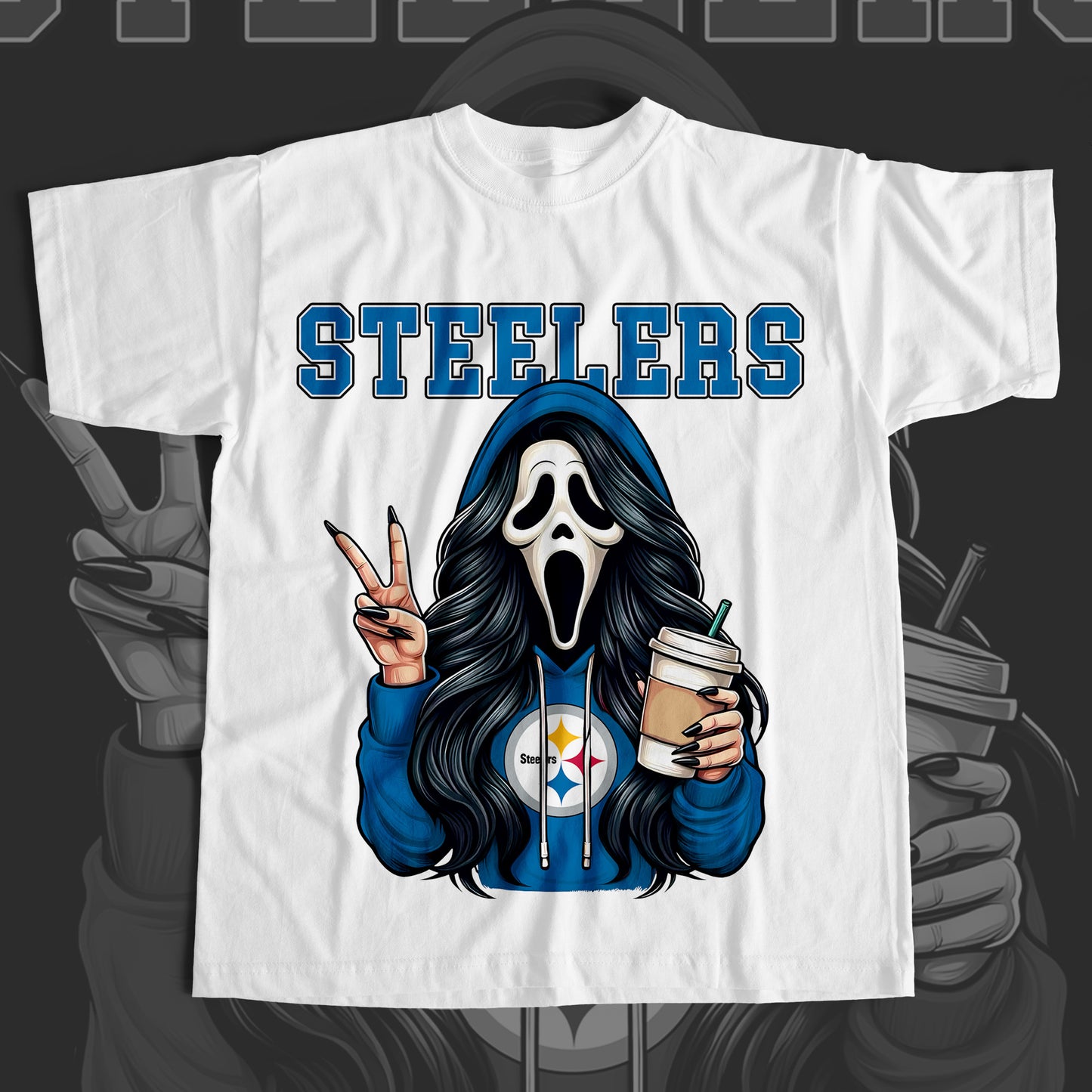 Female GhostFace T-Shirt Nikos Kustoms