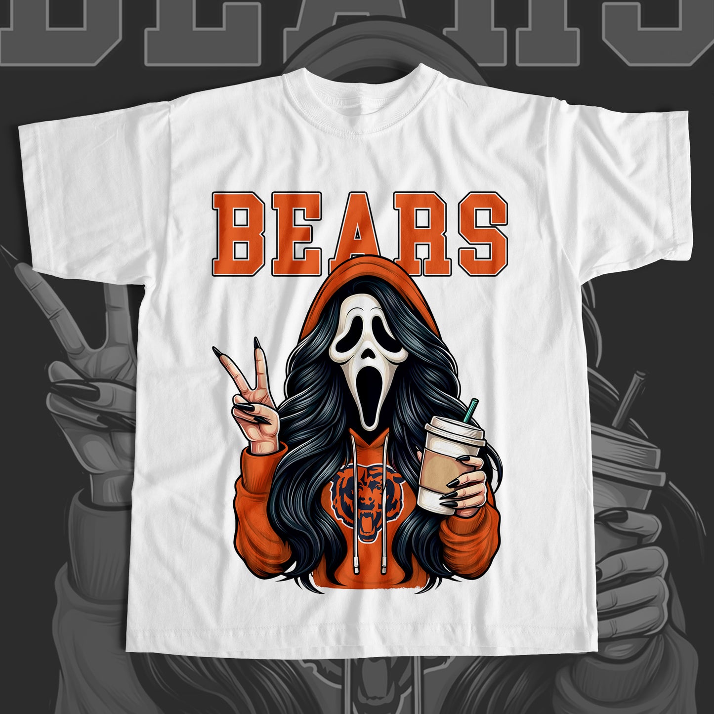 Female GhostFace T-Shirt Nikos Kustoms