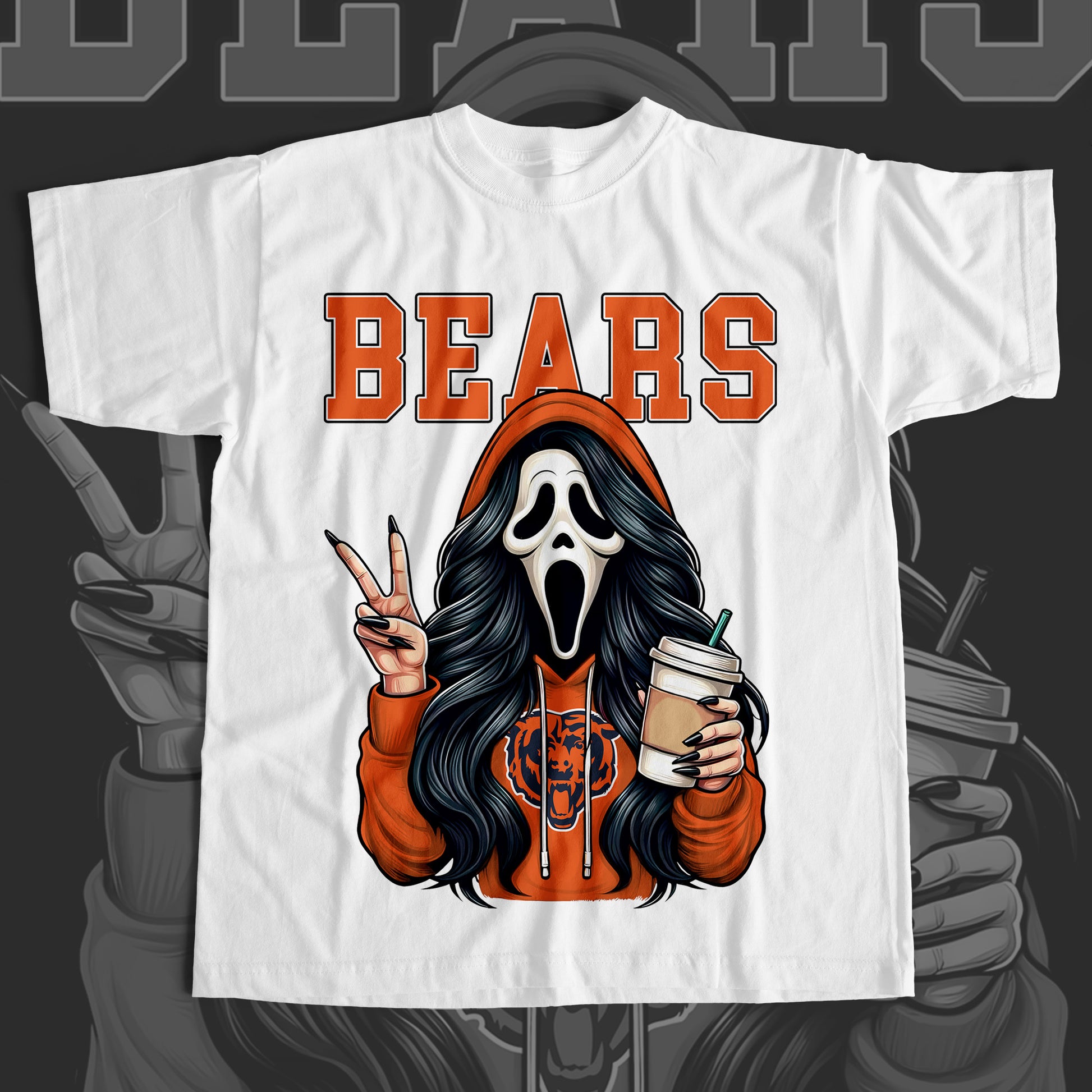 Female GhostFace T-Shirt Nikos Kustoms