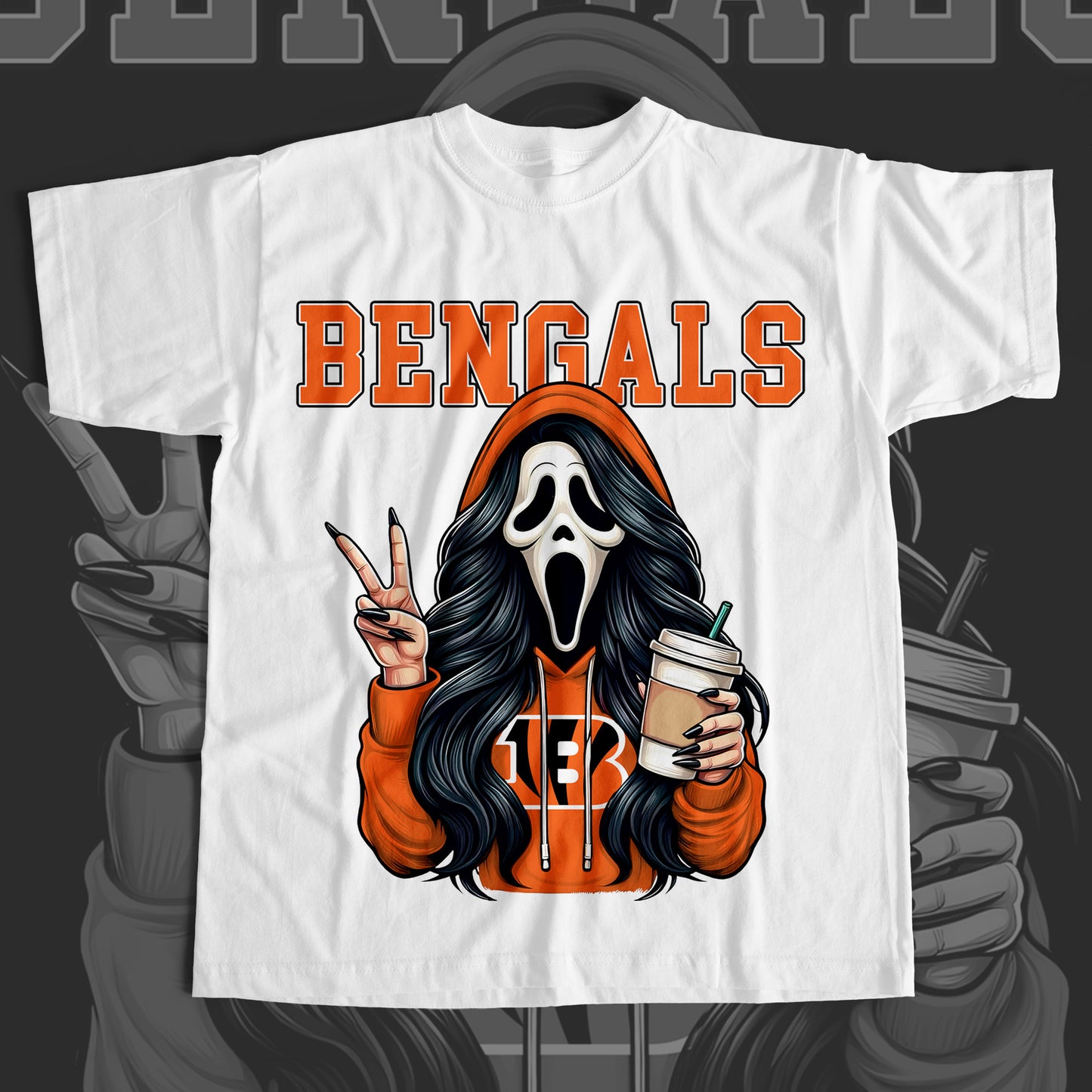 Female GhostFace T-Shirt Nikos Kustoms