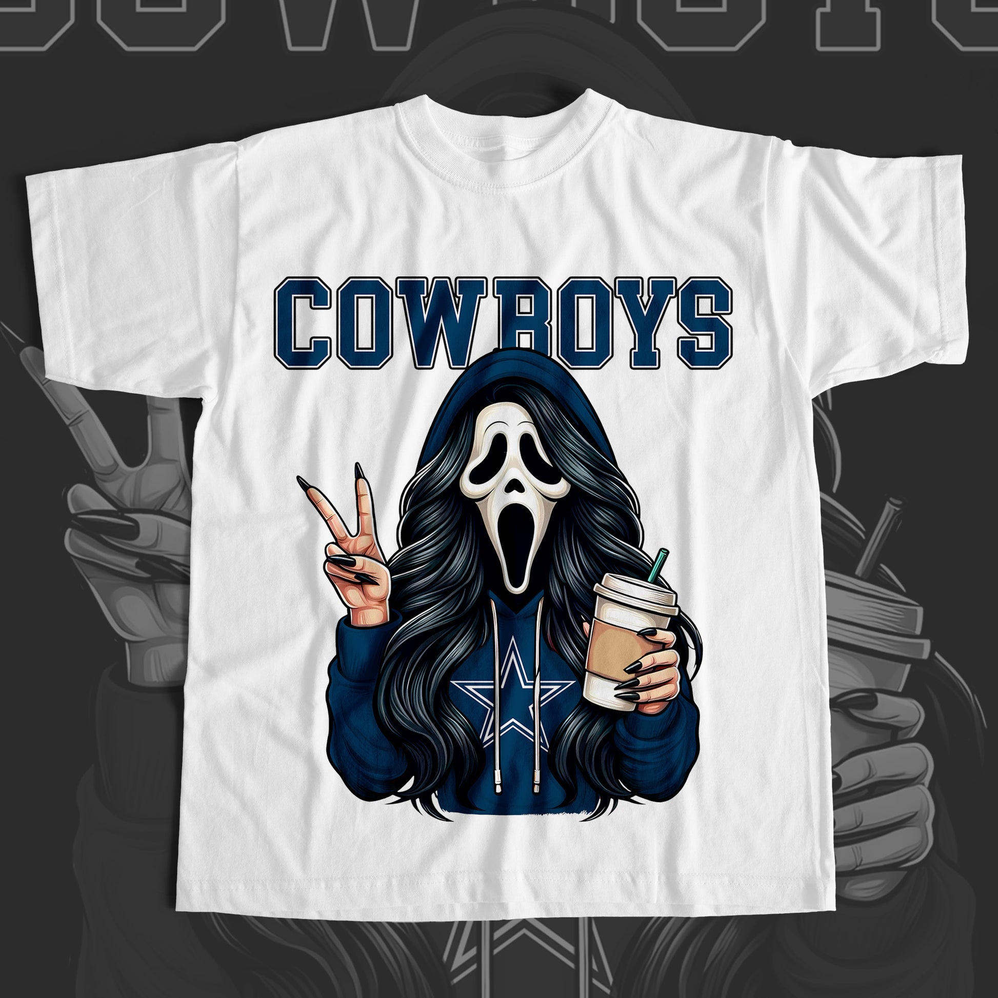 Female GhostFace T-Shirt Nikos Kustoms