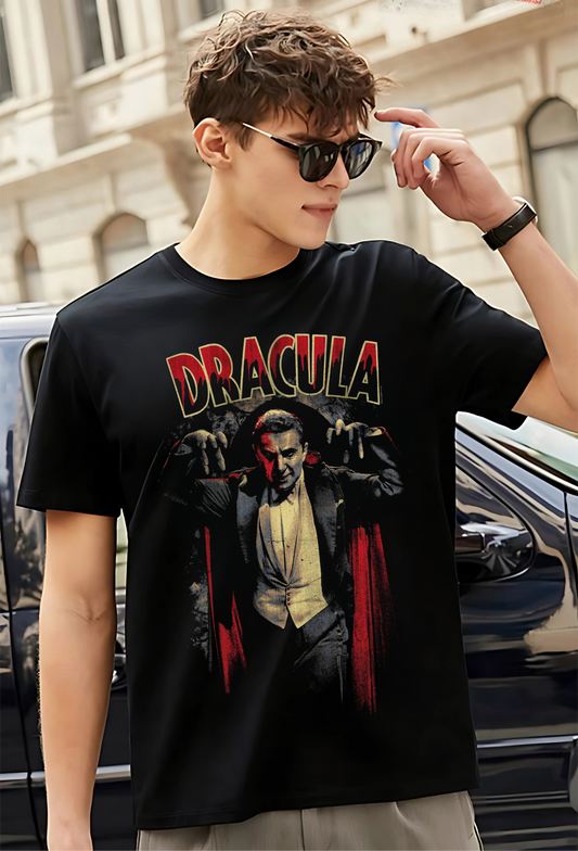 Dracula Unisex Shirt - Halftone Nikos Kustoms
