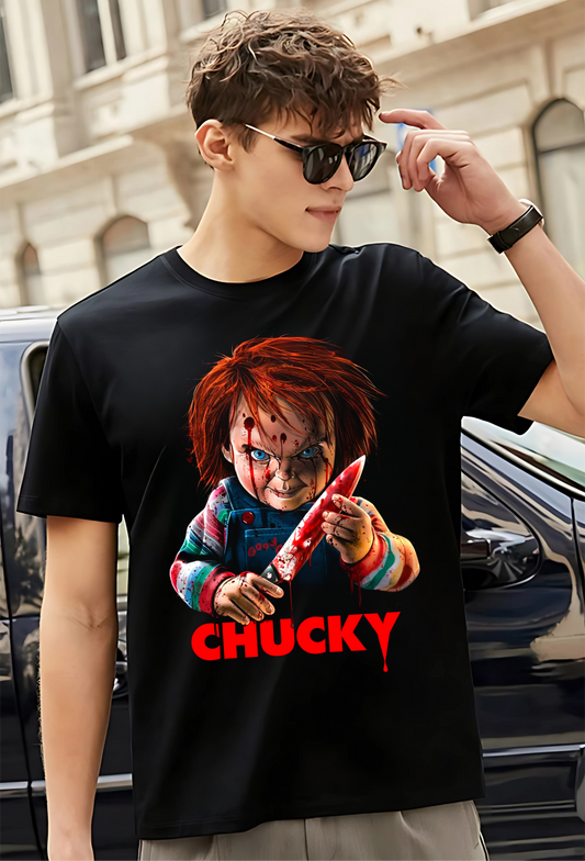 Chucky Unisex Shirt - Halftone Nikos Kustoms